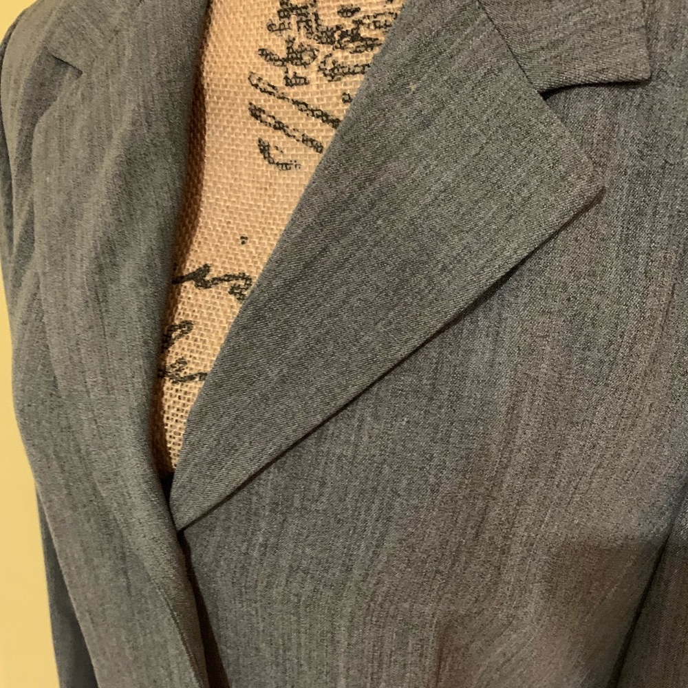 Vintage - Long light INC gray jacket size 12